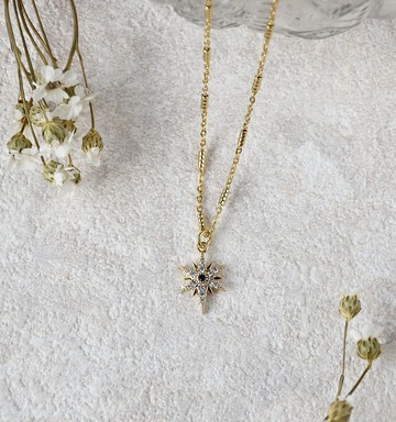 星芒月光短項鍊