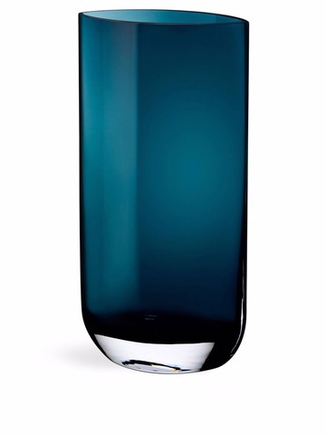 Nude - Blade tall vase - unisex - Crystal - One Size - Blue