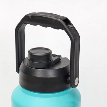 熱銷裝冰的保溫杯戶外不銹鋼保冷冰桶3.8L大容量露營便攜手提水壺雙層