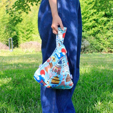 【日本棉布】日本巡遊 交叉手腕包