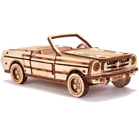 Wood Trick ウッドトリック オープンカー 動かして遊べる3Dウッド