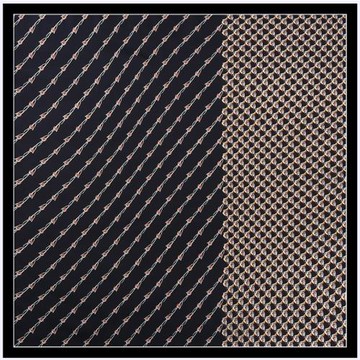 春秋經典歐美鏈條60cm小方巾女士男士百搭方絲巾韓版職業小領巾