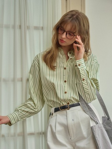 Luna 100%純棉質感襯衫