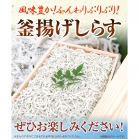 釜揚げしらす900g（木箱) 大五水産 《30日以内に順次出荷(土日祝除く)》 和歌山県 紀の川市 しらす 釜揚げしらす