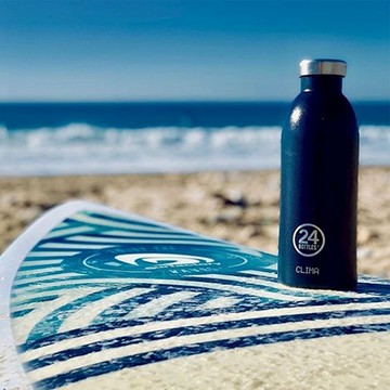 義大利 24Bottles 不鏽鋼雙層保溫瓶 500ml - 午夜藍