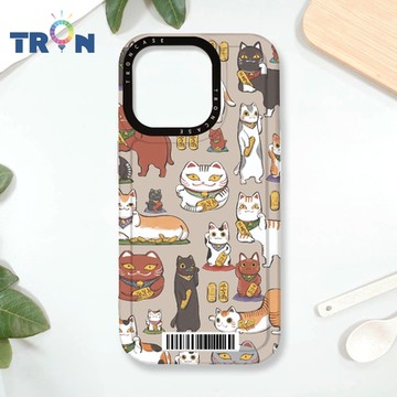 TRON IPHONE 16 PRO 俄羅斯方塊招財貓大集合 防摔 MAGSAFE 磁吸 太空載具殼 透白 手機殼
