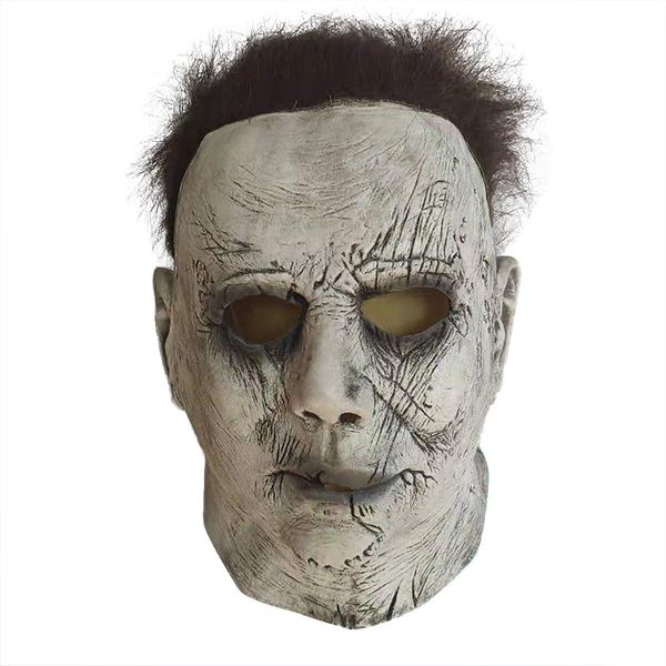 COS裝月光光心慌慌梅杰面具麥克梅爾頭套抓鬼節Halloween mask新
