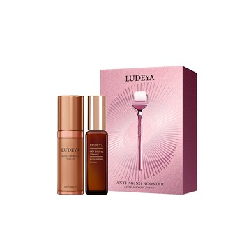 【LUDEYA】琥珀全能發光入門組 (6D精華+琥珀精粹+微晶滾輪組)