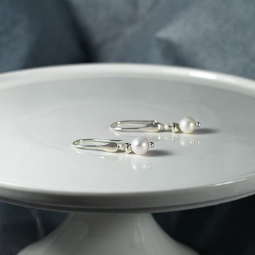 珍珠 925銀 耳環 耳勾 耳夾 耳飾 耳針 可改夾