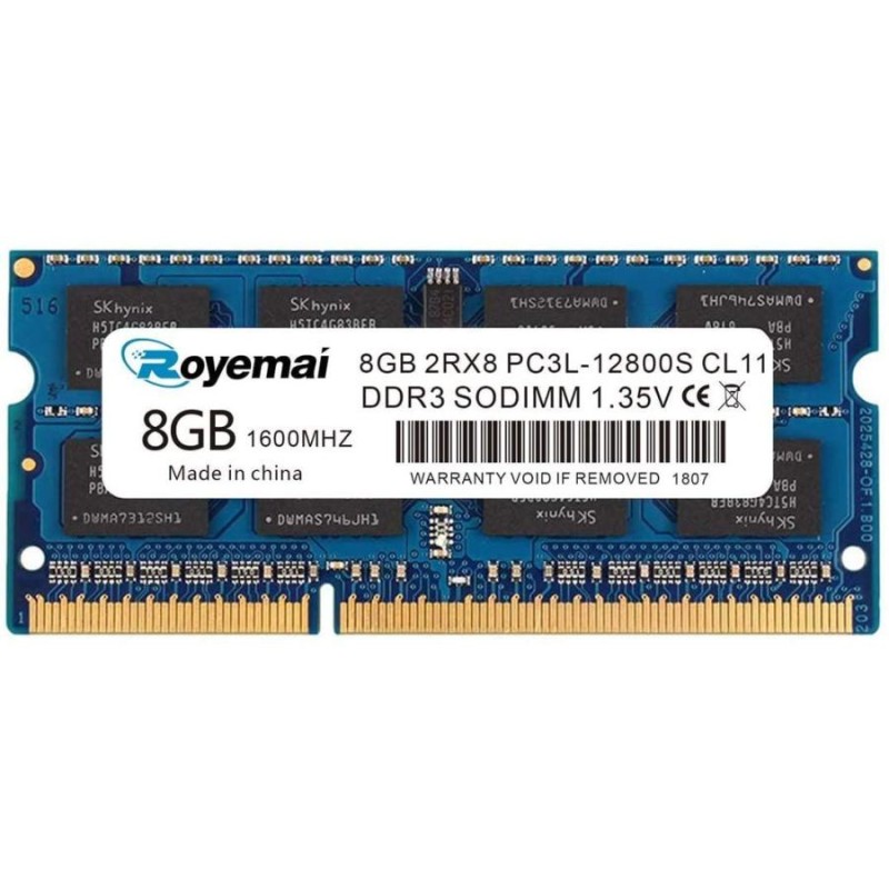 8GB 2R×8 PC3L-12800S