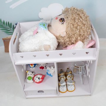 20CM棉花娃娃床收納衣柜15厘米公仔玩偶10CM都可用BJD道具家具裝