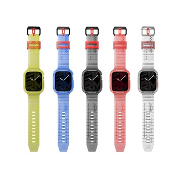 skinarma 街頭 潮流 一體成形 保護殼防摔殼錶帶 適 apple watch 44 45mm