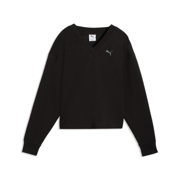 PUMA 基本系列ESS ELEVATE 舒適V領衫 女性