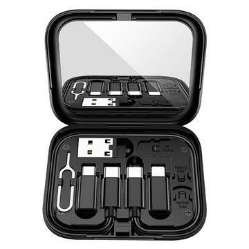 99免運 hoco U114 寶盒收納數據線套裝組【愛瘋潮】