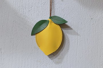 壹染指原創 | 檸檬鑰匙包 | 水果係列 | 真皮