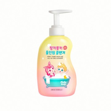 【韓國 Pinky Tonky】兒童全效沐浴露500ml