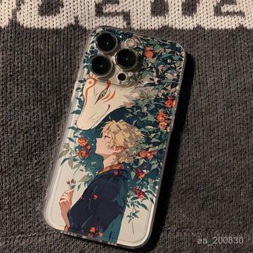 ✨限時下殺✨夏目友人帳太空手機殻適用於蘋果16透明iphone14手機殻1512pro