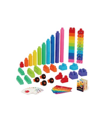 Battat 聊育系列 - 堆彩虹積木村