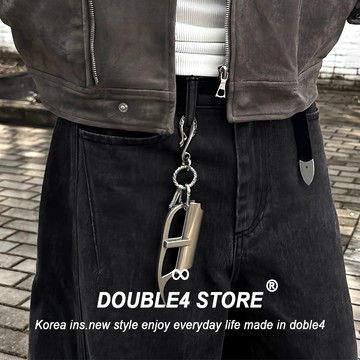 【DOUBLE4】CleanFit 穿搭吊飾 做舊 打火機套 韓系 高品質 美式 日系 吊飾 掛鏈 褲鏈男 D43