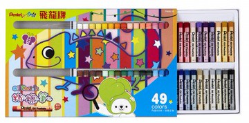 Pentel 飛龍 粉蠟筆 50色入 /盒 PHN9-50【APP滿額下單10%點數(單一帳號最高5000點)】1/31止