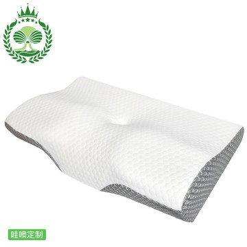 跨境記憶枕新品蝶形枕記憶棉枕頭護頸椎枕頭慢回彈記憶棉枕芯枕頭鑫弘-家具衛浴 可打統編