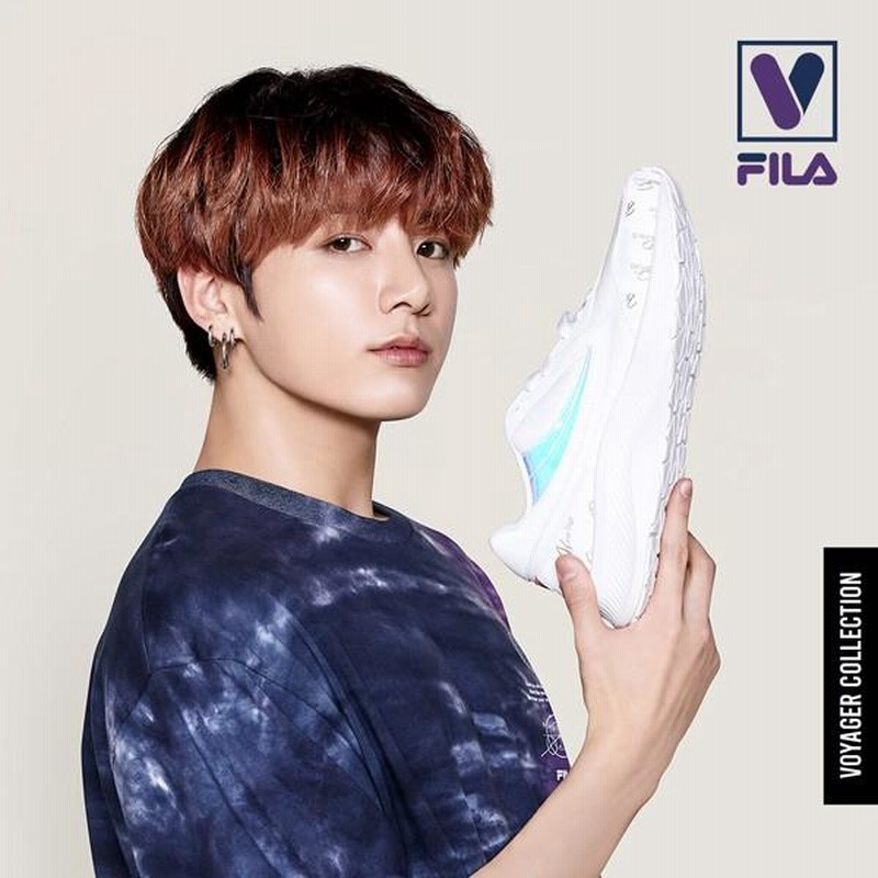 Bts x fila voyager best sale collection wavelet og shine