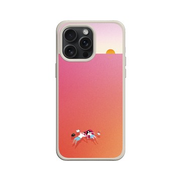 iPhone 15 Pro Max SolidX 貝殼灰 - Ocean Collection: Let's Sea 海洋系列：一路向海 - 自游自在