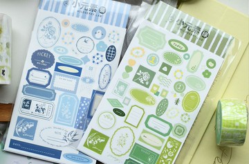 可愛手帳貼紙 兔子DIY手帳日誌筆記本裝飾素材