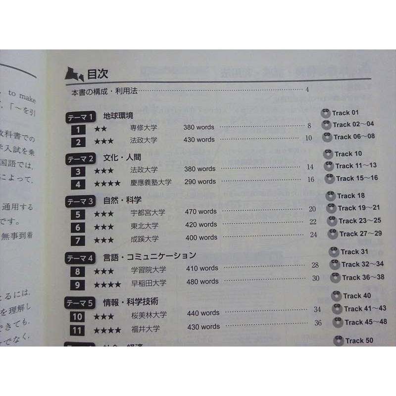 VJ37-027 Z会 アップリフト 英語長文読解 入試演習2 改訂版 2021 CD1枚付 のとう修一 濱村千賀子 寺口浩 09 s1B