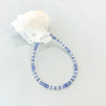 Ops Tanzanite silver bracelet-丹泉石/純銀/淡紫色/天然石/手鍊