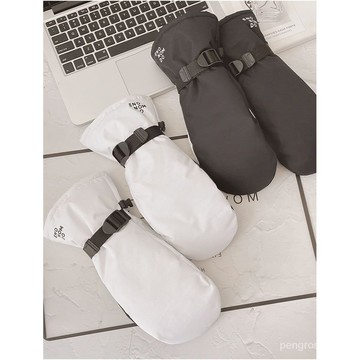 【優選精品】滑雪手套女鼕季可愛男士悶子裝備防水保暖加絨連指包防寒騎車超厚ins日韓風 7UIS