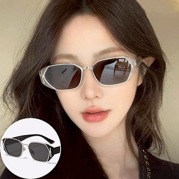 seoul show首爾秀 小冰塊高級感復古太陽眼鏡抗UV400墨鏡 12012