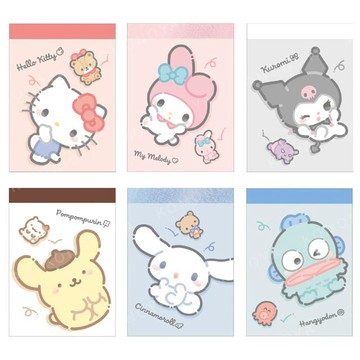 小禮堂 Sanrio 三麗鷗 迷你便條本 (好友款) Kitty 大耳狗 酷洛米 人魚漢頓