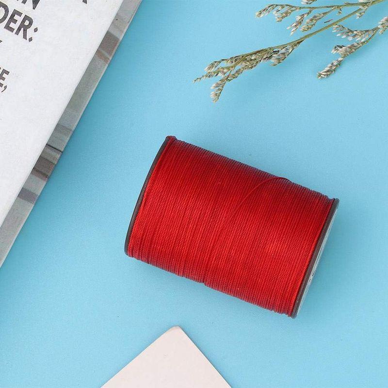 dooti蝋引き糸 縫製ライン コード DIY レザークラフト 全6色 手縫い 紐 糸 革 160m 0.45MM