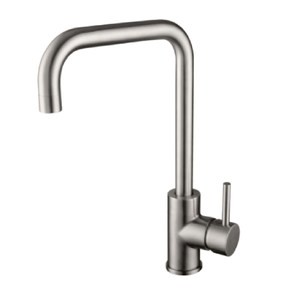 2253ST圓型不銹鋼拉絲廚房立式龍頭