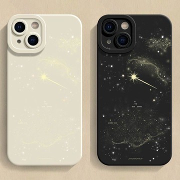 ✨限時下殺✨繁星流星適用蘋果17ProMax手機殼iPhone16/XS/XR/8P防摔15/14軟套