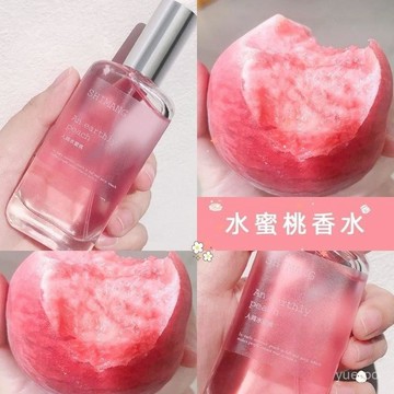 臺灣出貨🌸水蜜桃香水女學生持久淡香牛奶香水果味清新自然濃香車載空氣清新 花果香水 淡香水 平價香水 送禮