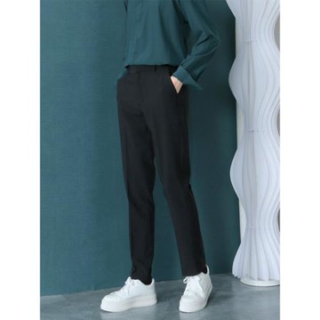 輕熟風西褲垂墜感高級感英倫雅痞男裝褲子韓版直筒休閑西裝褲長褲