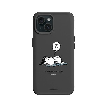 iPhone 15 SolidX 黑 - 史努比 Snoopy - Snoopy fall asleep