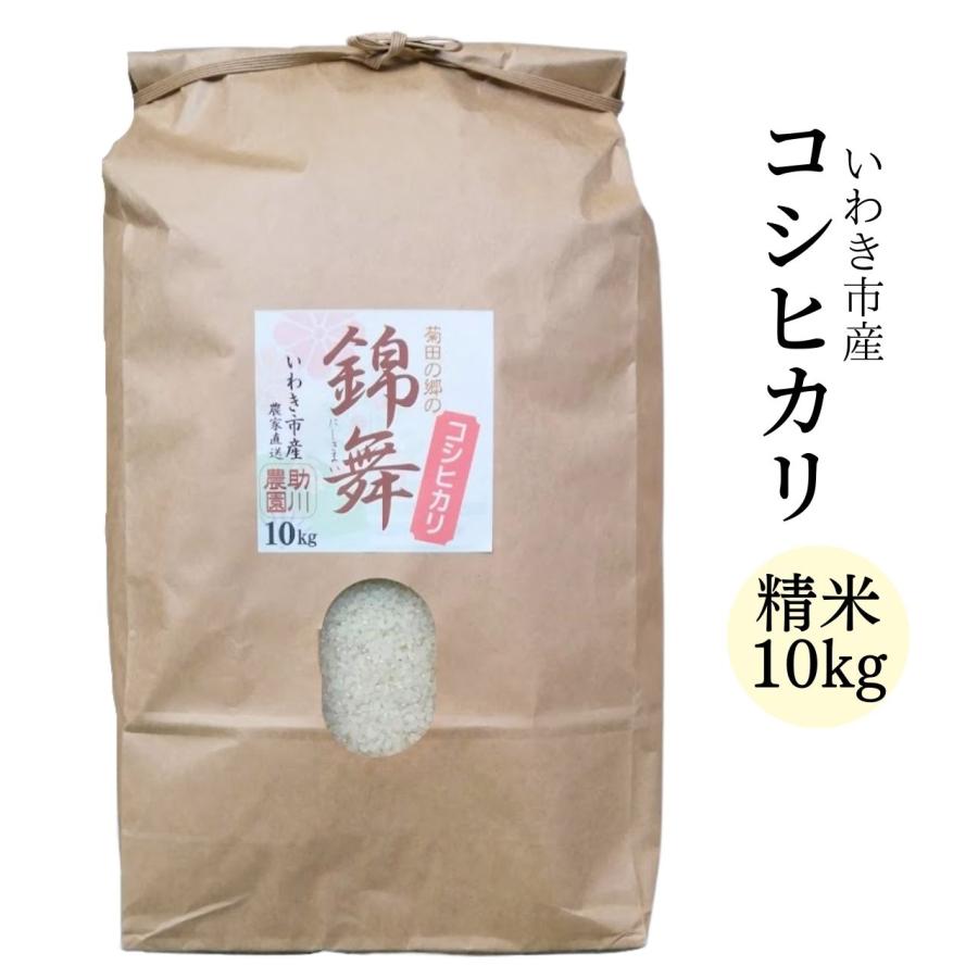 コシヒカリ 精米10kg いわき市産 令和5年産新米 農家直送米