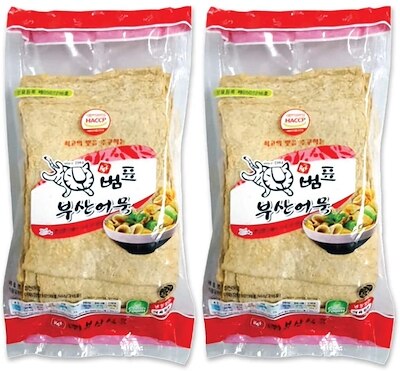 冷凍ボンピョ 釜山（四角）韓国おでん 520g(10枚) 2個セット