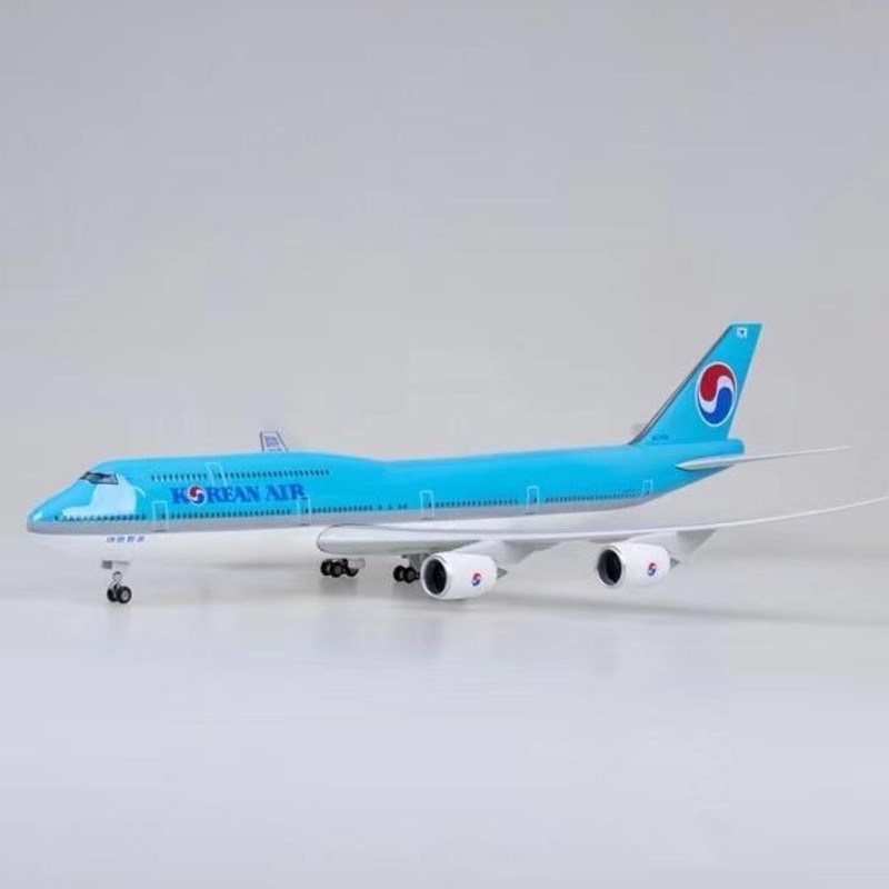 航空機模型 飛行機 大韓航空 コリアンエアー B747 LED点灯 スタンド付き 1/150 韓国 飛行機模型 航空機 コレクション おもちゃ |  LINEショッピング