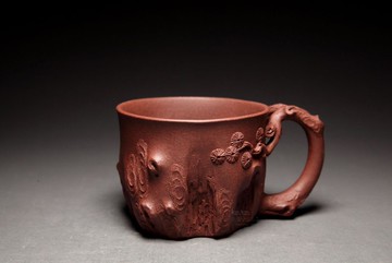 【松樁杯2】 龍山堂 全手工仿生器系列 四號深井底槽青 145cc