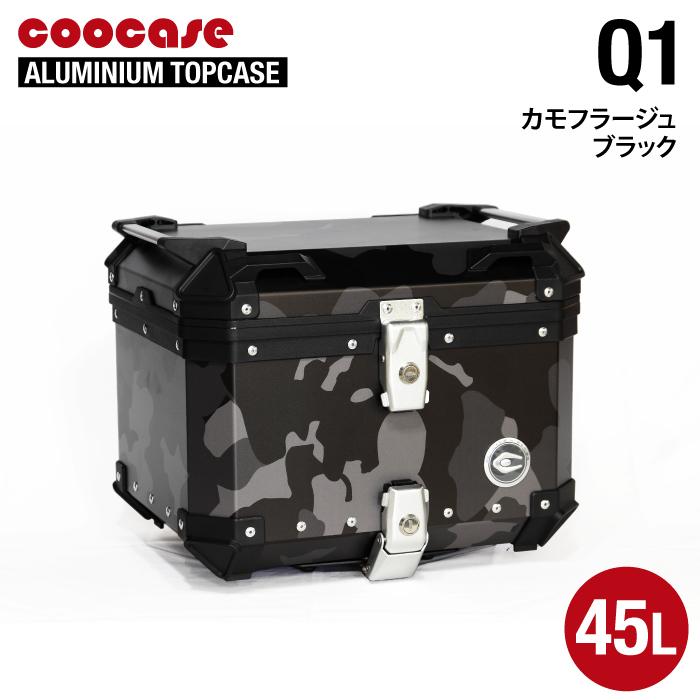 直送品 COOCASE Q1 カモフラージュブラック クーケース アルミトップ 