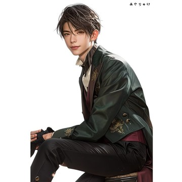 【9 月新作】07-148-0077 人物貼紙 幻想復古浪漫喫茶