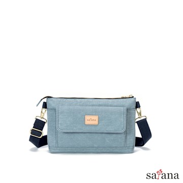 【satana】Soldier 趣淘樂遊斜背包-石灰藍-SOS3151-241