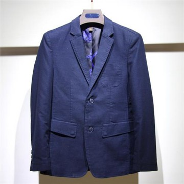 洲艷便西休閑單西秋季西服男款春秋季棉布男休閑西服外套基礎款