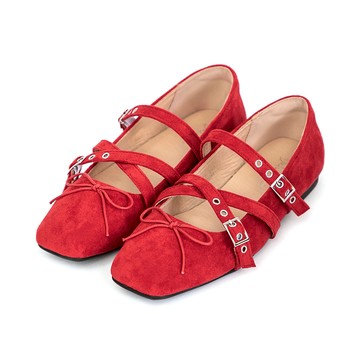 D+AF 甜美酷感交叉帶瑪莉珍鞋