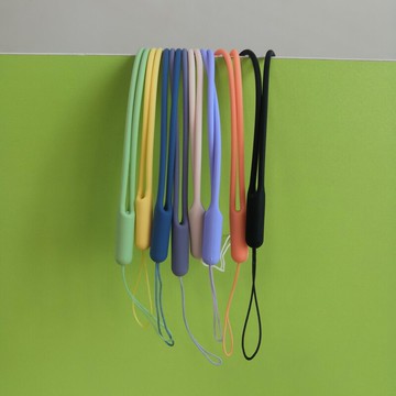 手機掛繩短款男女個性創意手腕繩硅膠鑰匙扣掛件U盤掛飾手機殼鏈