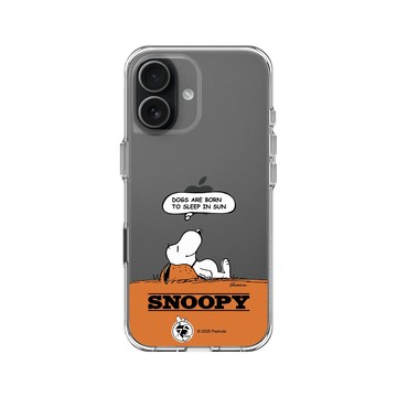 iPhone 17 Clear Case（相機按鈕） 透明 - 史努比 Snoopy 75th Anniversary - 75週年-休息一下